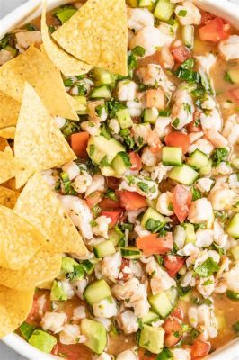  Ceviche de Camarón: Une explosion de saveurs acidulées et épicées directement de la côte d'Xcalak!